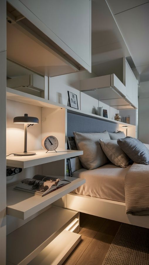 Floating Nightstands: Save Space and Create Functionality