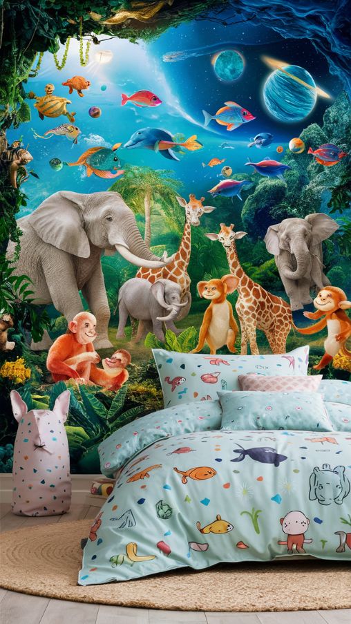 Fun Wall Murals That Tell a Story