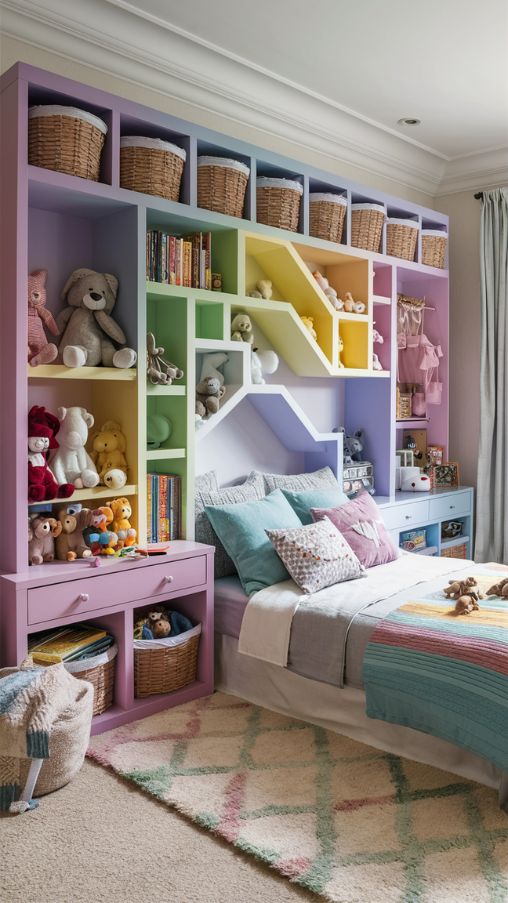 Toy Storage Wall