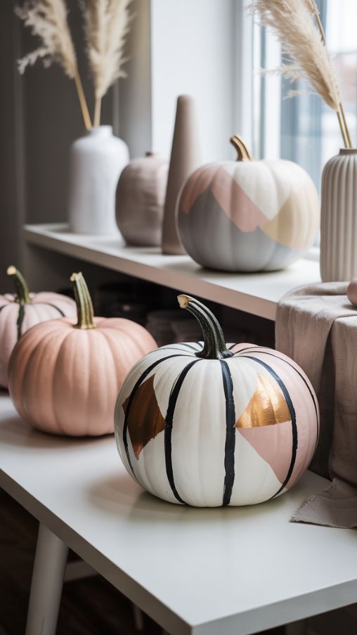 Aesthetic Pumpkin Painting Ideas for Modern Decor