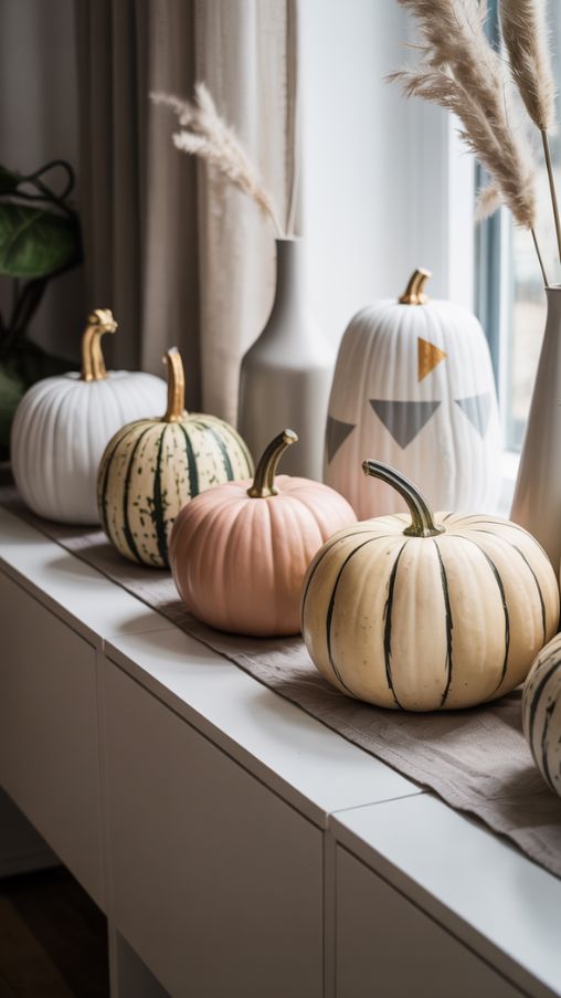 Aesthetic Pumpkin Painting Ideas for Modern Decor