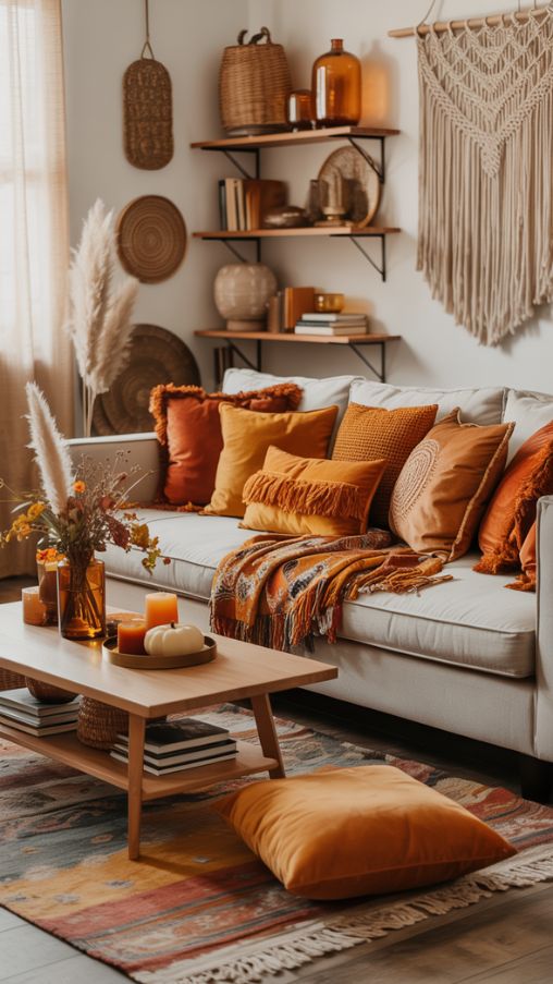 Cozy Boho Fall Decor Ideas to Warm Your Space