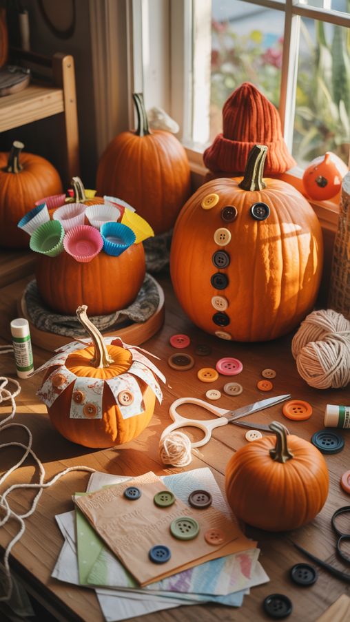 Creative Pumpkin Decorating Ideas Using Household Items