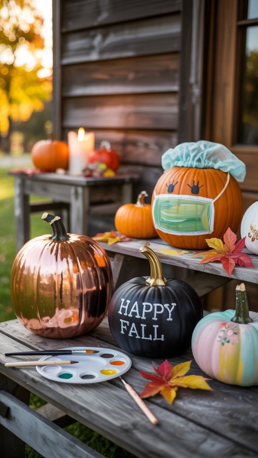 DIY No-Carve Pumpkin Painting Ideas