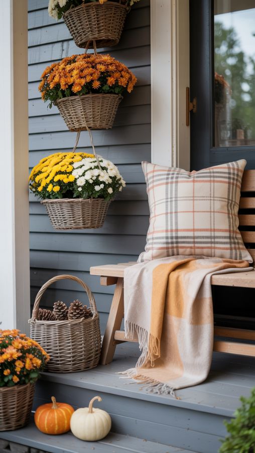 Decorating Small Porches for Fall