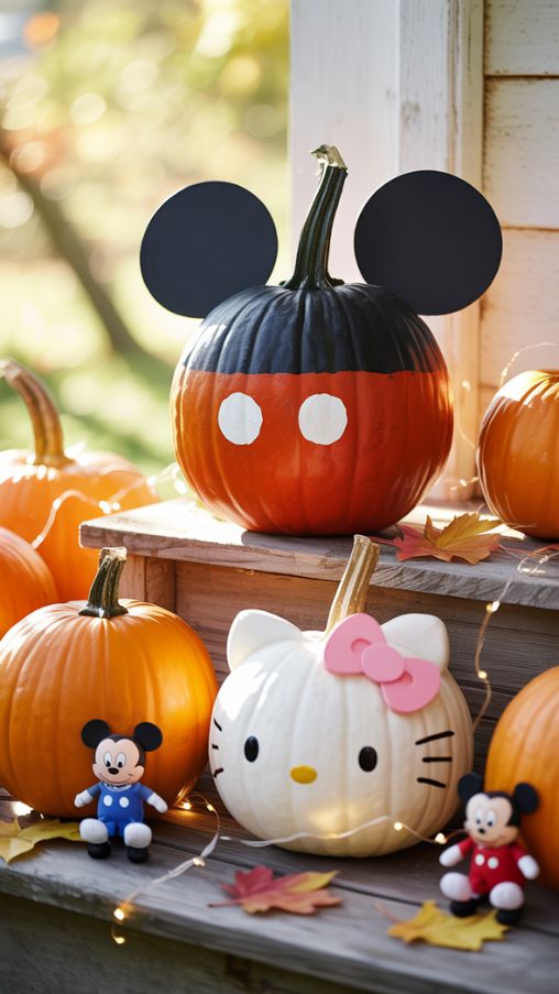 Disney-Themed Pumpkin Painting Ideas