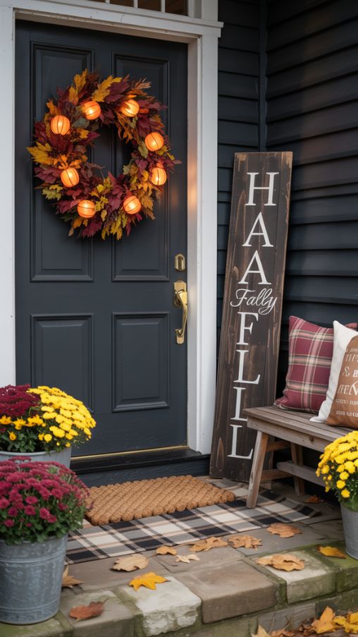 Fall Front Door Decor Ideas That Make a Statement
