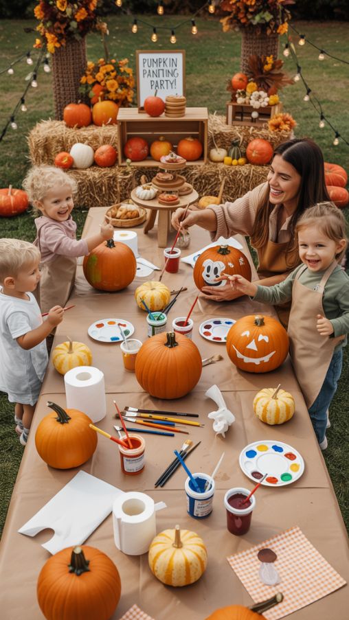 How to Host a Pumpkin Painting Party
