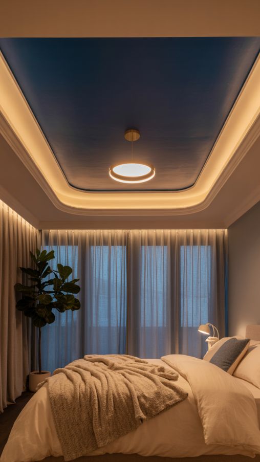 Incorporating Lighting with Your Tray Ceiling Paint