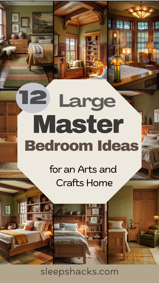 Large Master Bedroom Ideas for an Arts and Crafts Home