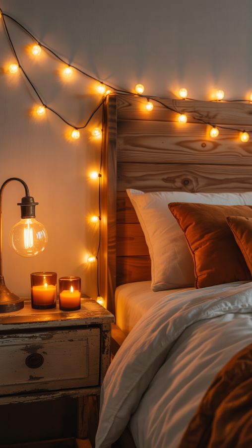 Lighting sets the mood in your bedroom