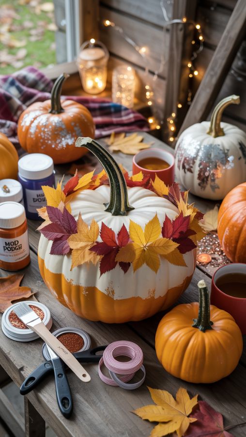 No-Carve Pumpkin Decorating Ideas