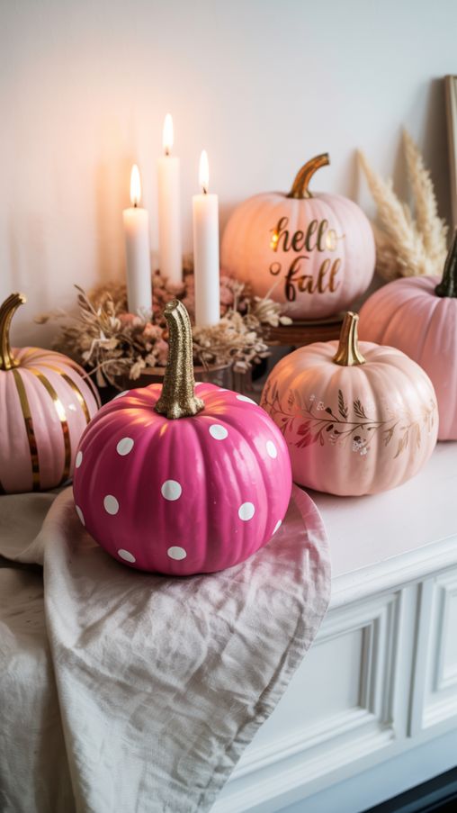 Pink Pumpkin Painting Ideas for a Unique Twist