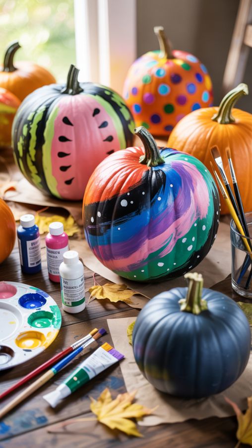 Pumpkin Painting Ideas That Pop