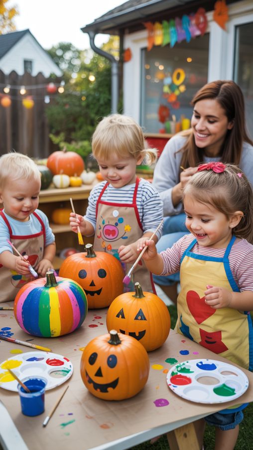Pumpkin Painting Ideas for Kids: Simple & Fun Designs