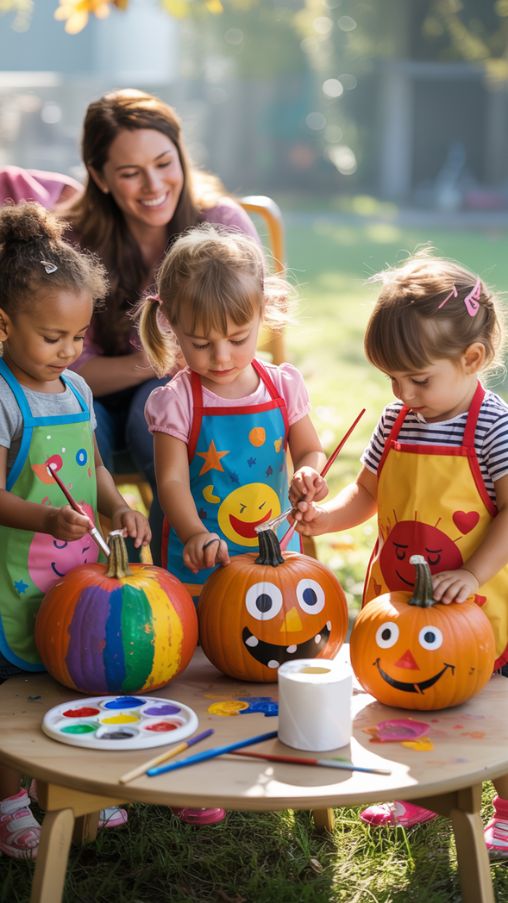 Pumpkin Painting Ideas for Kids: Simple & Fun Designs