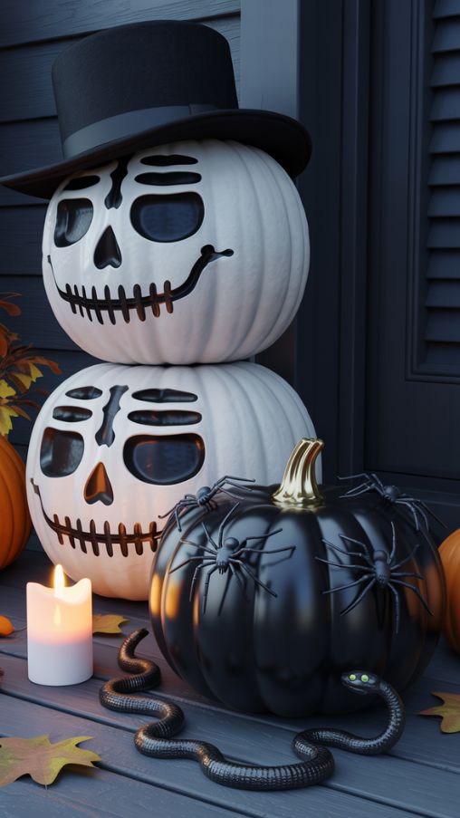 Scary Pumpkin Decorating Ideas for Halloween