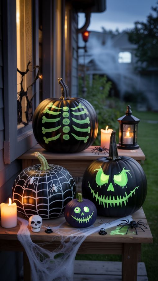 Scary Pumpkin Painting Ideas for Halloween Enthusiasts