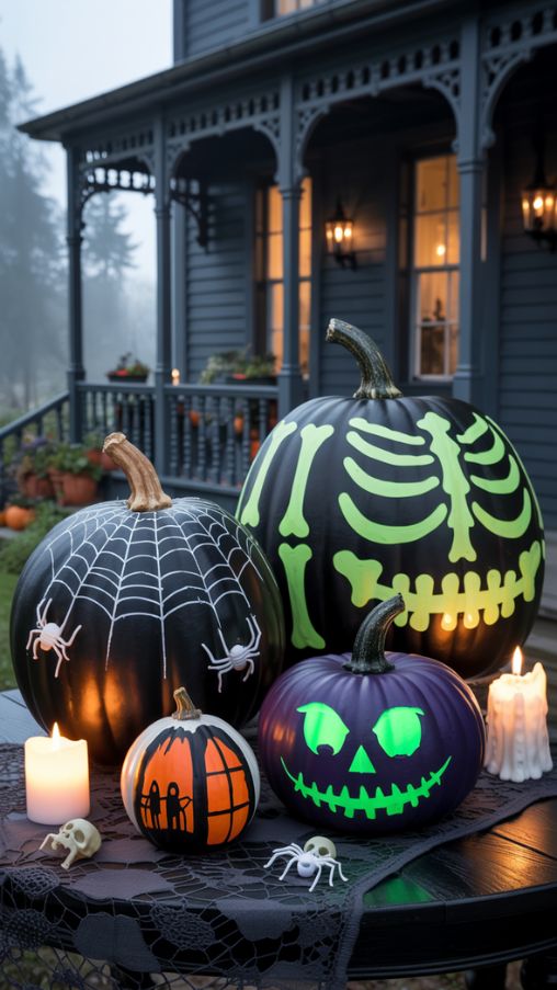 Scary Pumpkin Painting Ideas for Halloween Enthusiasts