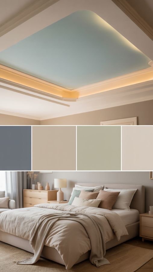 Two-Tone Tray Ceiling Paint Ideas