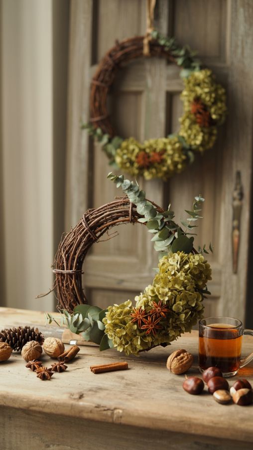 Autumn‑Inspired Natural Wreaths