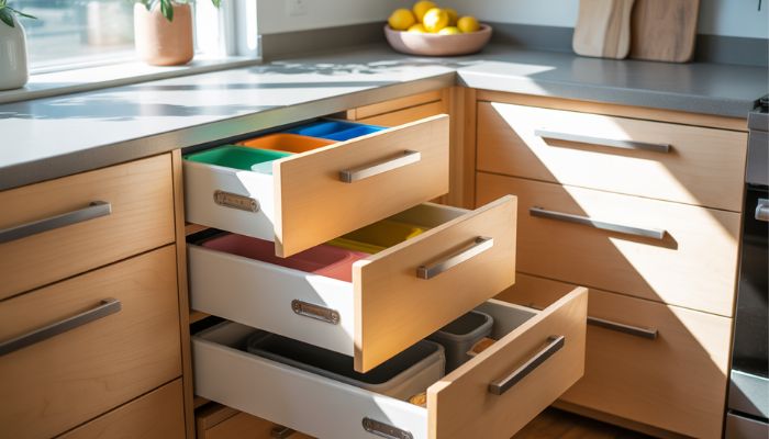 Childproof Kitchen Drawers