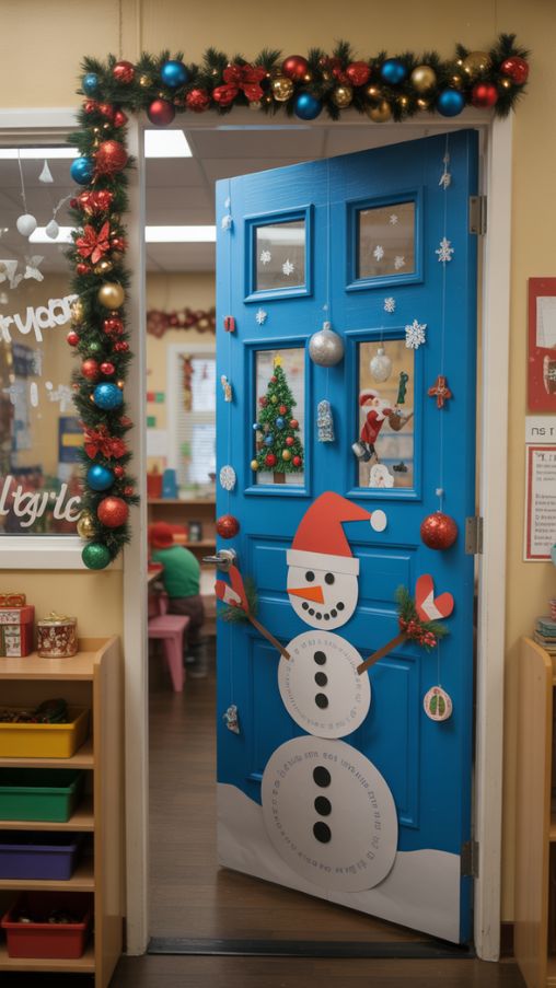 Classroom Christmas Door Decoration Ideas
