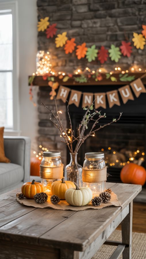 DIY Thanksgiving Decorations on a Budget