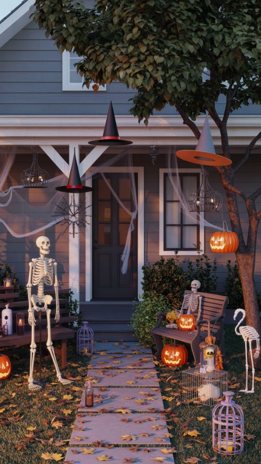 Easy Outdoor Halloween Decor Ideas