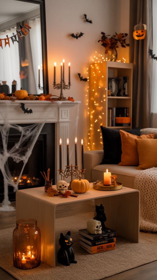 Halloween Décor for the Living Room