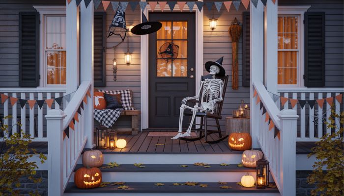 20 Spooky Halloween Porch Decorating Ideas To Amaze Your Neighbors ...