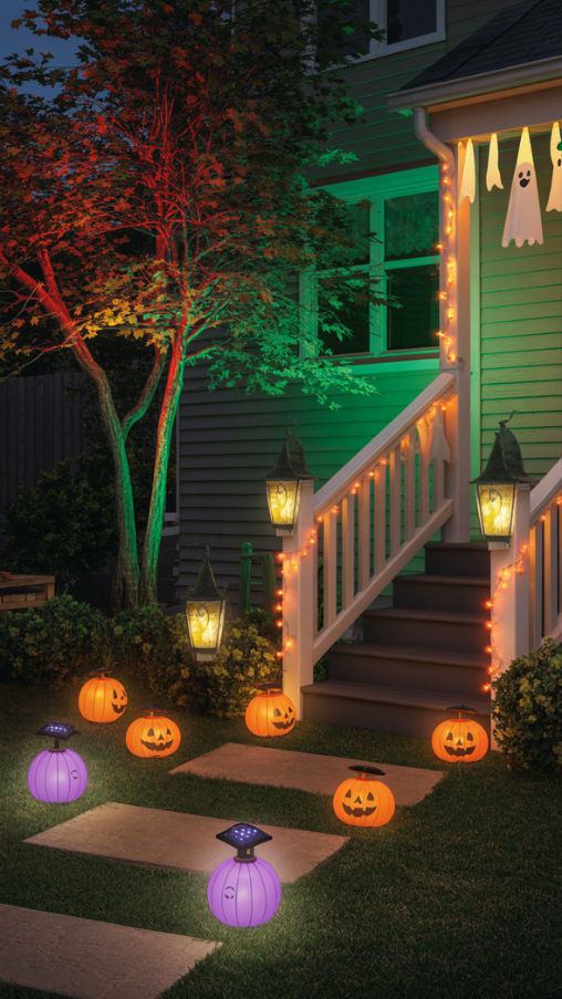 Lighting Tips for a Spooky or Cute Yard