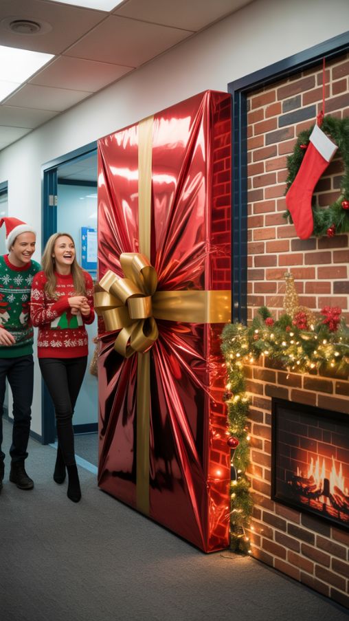Office Christmas Door Decorations