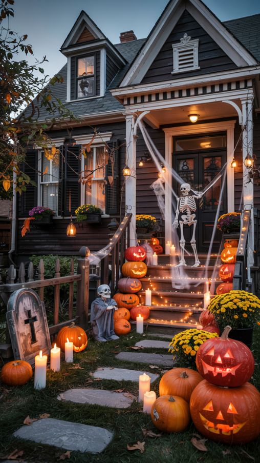 Outdoor Halloween Home Décor Ideas