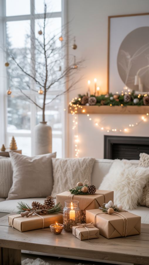 Scandinavian-Inspired Simple Christmas Decor