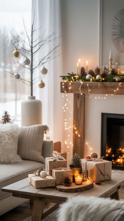 Scandinavian-Inspired Simple Christmas Decor