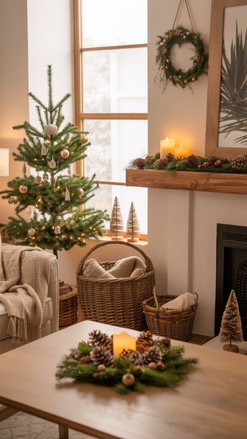 Simple Christmas Decor Ideas for the Living Room