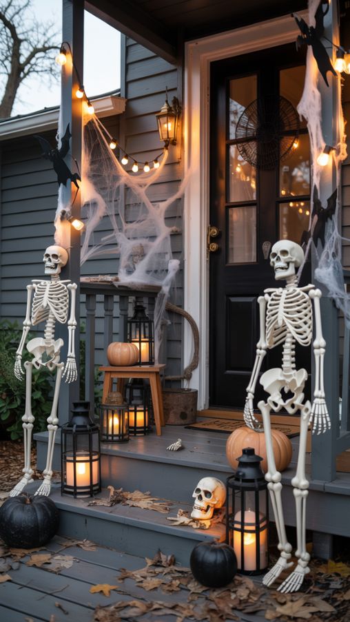 Simple and Budget-Friendly Halloween Porch Ideas