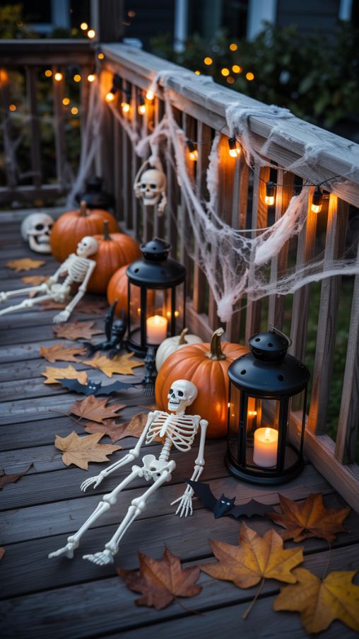 Simple and Budget-Friendly Halloween Porch Ideas