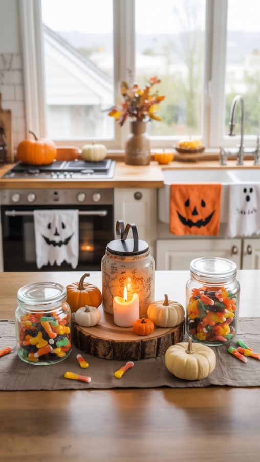 halloween decorations indoor kitchen
