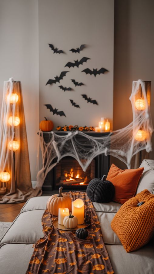 halloween decorations indoor living room