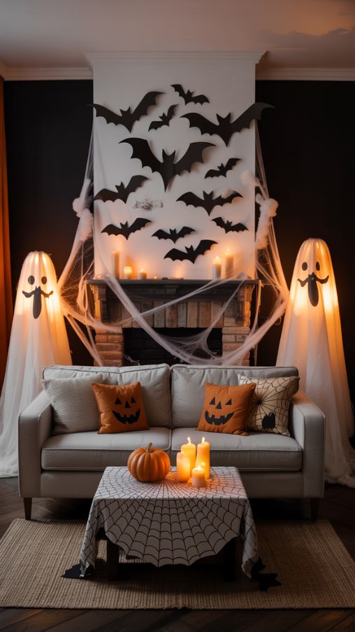 halloween decorations indoor living room