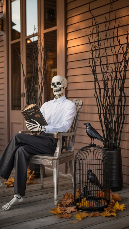 halloween porch decorations scary