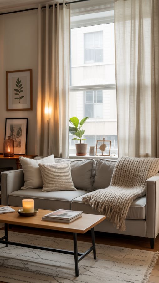 living room decor curtains