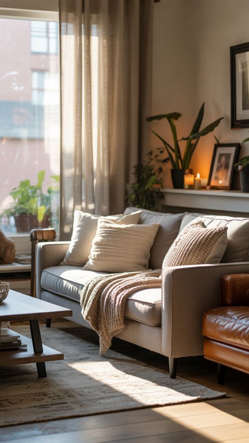 living room decor curtains