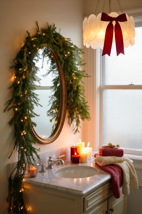 Bathroom Christmas Room Decor Ideas
