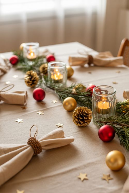 Budget-Friendly Christmas Table Decor
