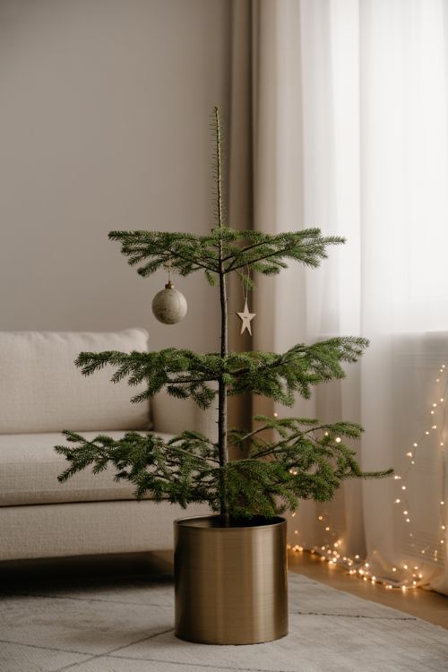 Choosing the Perfect Minimalist Christmas Tree – Elegant and Simple Holiday Decor