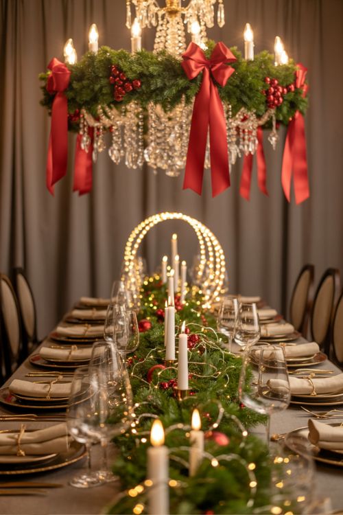 Christmas Dining Room Lighting Ideas