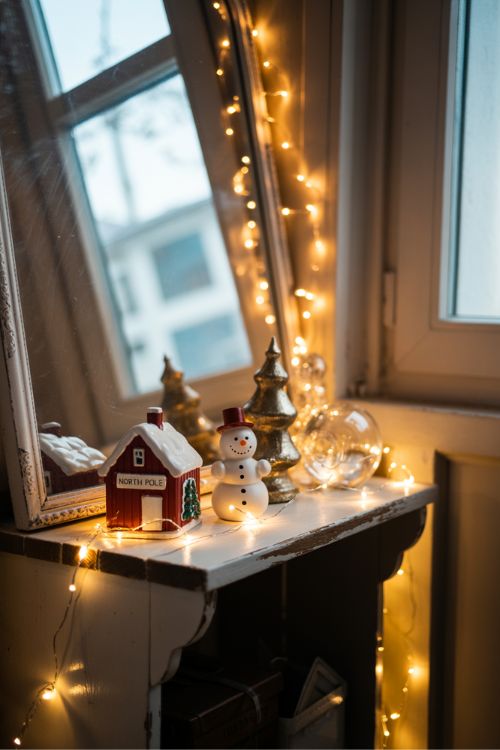 Christmas Shelf Decor Ideas for Small Spaces